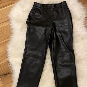 Babaton Sleek Black Cropped Pants